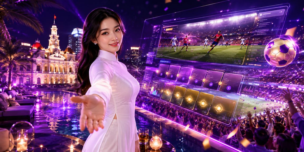 Thành viên VIP tại TP. Hồ Chí Minh tham gia live casino và theo dõi kèo thể thao buổi tối